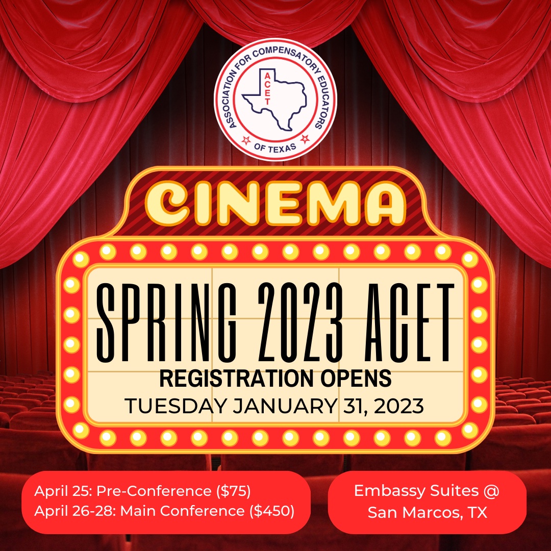 Spring 2023 ACET Registration Announcement - 1