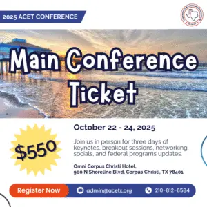 2025 ACET Fall Conference - Main Conference Ticket