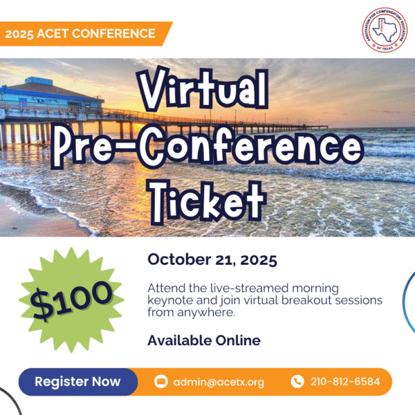 2025 ACET Fall Conference: Pre-Conference Virtual Ticket