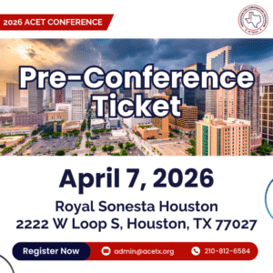 ACET 2026 Conference Pre-Conference Ticket